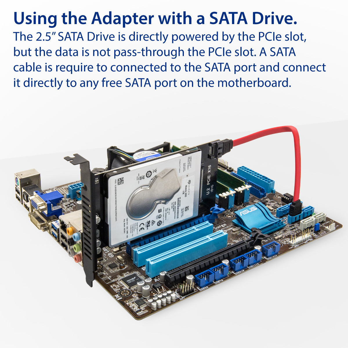 NVMe drive to PCI-e x16 Slot card or SATA III PCI