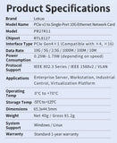IO CREST Single Port 10 Gigabit Ethernet PCI-e x1 Network Card RTL8127 Chipset image 9