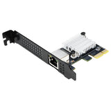 IO CREST Single Port 10 Gigabit Ethernet PCI-e x1 Network Card RTL8127 Chipset image 0
