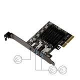 2 Port USB Type A 3.2 and Single Port USB-C 3.2 Gen 2x2 PCI-e Gen 3 x4 Expansion Card