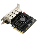 PCIe to 8 Port Gigabit Ethernet Controller Card