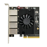 PCIe to 8 Port Gigabit Ethernet Controller Card