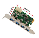 4 Port USB 3.0 PCI-e x1 Card - SD-PEX20133