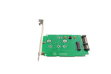 M.2 B or B+ M key up to 60 mm to 2.5" SATA III Card with Full and Low Profile Brackets - SI-ADA40083