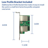 Dual 2.5 Gigabit M.2 B+M Key Ethernet Network Expansion Card