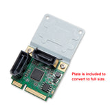 2 Port SATA III Mini PCI-e 2.0 RAID Card