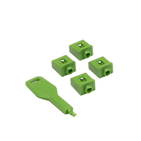 Locking SFP Port Dust Blocker with Removal Keys Tool