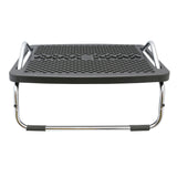 Foot Rest with Metal Support, Ergonomic Design, Comfortable Massage Function, Tilt Angle Slides - SY-ACC65065