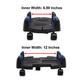 Extra Wide Plastic PC Floor Stand for ATX or E-ATX Case with Adjustable Width from 7" to 12" with Caster wheels - SY-ACC65092
