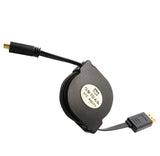 4 ft Retractable HDMI Type A Male to Micro HDMI Type D Male Cable - SY-CAB31030