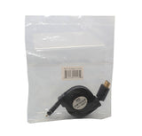 4 ft Retractable HDMI Type A Male to Micro HDMI Type D Male Cable - SY-CAB31030