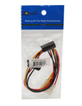 12" Molex to Dual SATA Right Angle Power Cable - SY-CAB40018