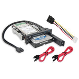 5.25" Bay Drive Tray Less Mobile Rack for 3.5" and 2.5" SATA III HDD with extra 2 port USB 3.0 - SY-MRA55006