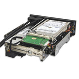 5.25" Bay Drive Tray Less Mobile Rack for 3.5" and 2.5" SATA III HDD with extra 2 port USB 3.0 - SY-MRA55006