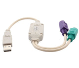 USB 1.1 to PS2 Connector (Keyboard and Mouse) - SY-USB-PS2