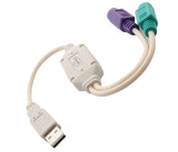 USB 1.1 to PS2 Connector (Keyboard and Mouse) - SY-USB-PS2