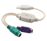 USB 1.1 to PS2 Connector (Keyboard and Mouse) - SY-USB-PS2