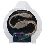 USB 1.1 to PS2 Connector (Keyboard and Mouse) - SY-USB-PS2
