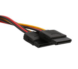 5" Molex to Dual SATA Power Connector Cable - SY-CAB40007