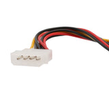 5" Molex to Dual SATA Power Connector Cable - SY-CAB40007