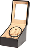 Novalife Watch Winder Automatic Winds 2 Stores 3 Watches Display Top Box