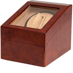 Novalife Watch Winder Automatic Winds 2 Stores 3 Watches Display Top Box