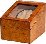 Novalife Watch Winder Automatic Winds 2 Stores 3 Watches Display Top Box