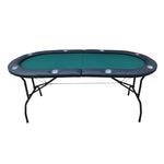 Novalife 10 Player 84" Tri-Fold Poker Game Table Top with Speed Cloth Carrying Case GREEN