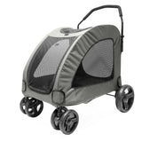 Novalife Stroller Collapsible Push Jogger 4-Wheels Wagon for Pets, Dogs, Cat, Puppies