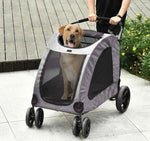 Novalife Stroller Collapsible Push Jogger 4-Wheels Wagon for Pets, Dogs, Cat, Puppies