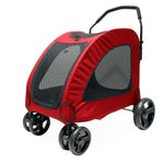 Novalife Stroller Collapsible Push Jogger 4-Wheels Wagon for Pets, Dogs, Cat, Puppies