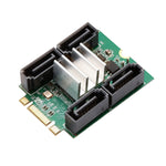 M.2 to 4 Port SATA III RAID Adapter