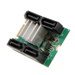 M.2 to 4 Port SATA III RAID Adapter