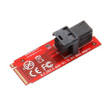 IOCrest M.2 Socket Mini-SAS HD to U.2 Cable (SFF-8643 to SFF-8639) Connector for U.2 PCIe-NVMe SSD U2 U.2 Kit Cable Included