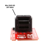 IOCrest M.2 Socket Mini-SAS HD to U.2 Cable (SFF-8643 to SFF-8639) Connector for U.2 PCIe-NVMe SSD U2 U.2 Kit Cable Included