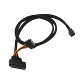 IOCrest M.2 Socket Mini-SAS HD to U.2 Cable (SFF-8643 to SFF-8639) Connector for U.2 PCIe-NVMe SSD U2 U.2 Kit Cable Included