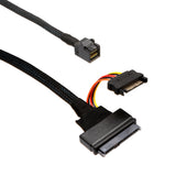M.2 PCIe I/F NVMe SSD to U.2 (SFF-8639) 2.5-Inch SSD Adapter with Cable