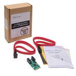 M.2 B+M Key 22x42 PCIe To 2 Port SATA III RAID Adapter Card