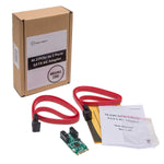 M.2 B+M Key 22x42 PCIe To 2 Ports SATA 6 G III Adapter Card