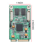 2 Port Serial DB9 Mini PCIe Controller Card (RS-232)