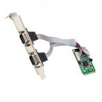 2 Port Serial DB9 Mini PCIe Controller Card (RS-232)