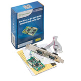 2 Port Serial DB9 Mini PCIe Controller Card (RS-232)
