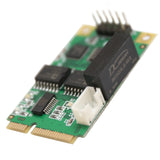 Full Size Mini PCIe card or USB 2.0 1 Port Serial DB9  RS232 / 422 / 485 Adapter