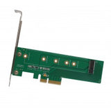 M.2 NGFF PCIe SSD to PCI Express 3.0 x4 Host Adapter Card - Support M.2 M-Key PCIe (NVMe or AHCI) Type 22110, 2280, 2260, 2242