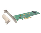 M.2 NGFF PCIe SSD to PCI Express 3.0 x4 Host Adapter Card - Support M.2 M-Key PCIe (NVMe or AHCI) Type 22110, 2280, 2260, 2242