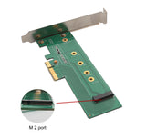 M.2 NGFF PCIe SSD to PCI Express 3.0 x4 Host Adapter Card - Support M.2 M-Key PCIe (NVMe or AHCI) Type 22110, 2280, 2260, 2242