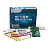 IO Crest SI-PEX50065 M.2 NGFF SSD Card Black