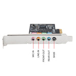 5.1 Channel PCI-e x1 Sound Card