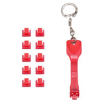 Locking RJ45 Port Dust Blocker with Removal Keys Tool
