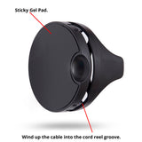 Wall Mount Holder Compact Stand for Echo Dot 2nd Gen, Clean, Space Saving for Bathroom,Kitchen with Cord Wrapping Organizer Hub Plug-In Sticker Mount, No Screws Needed